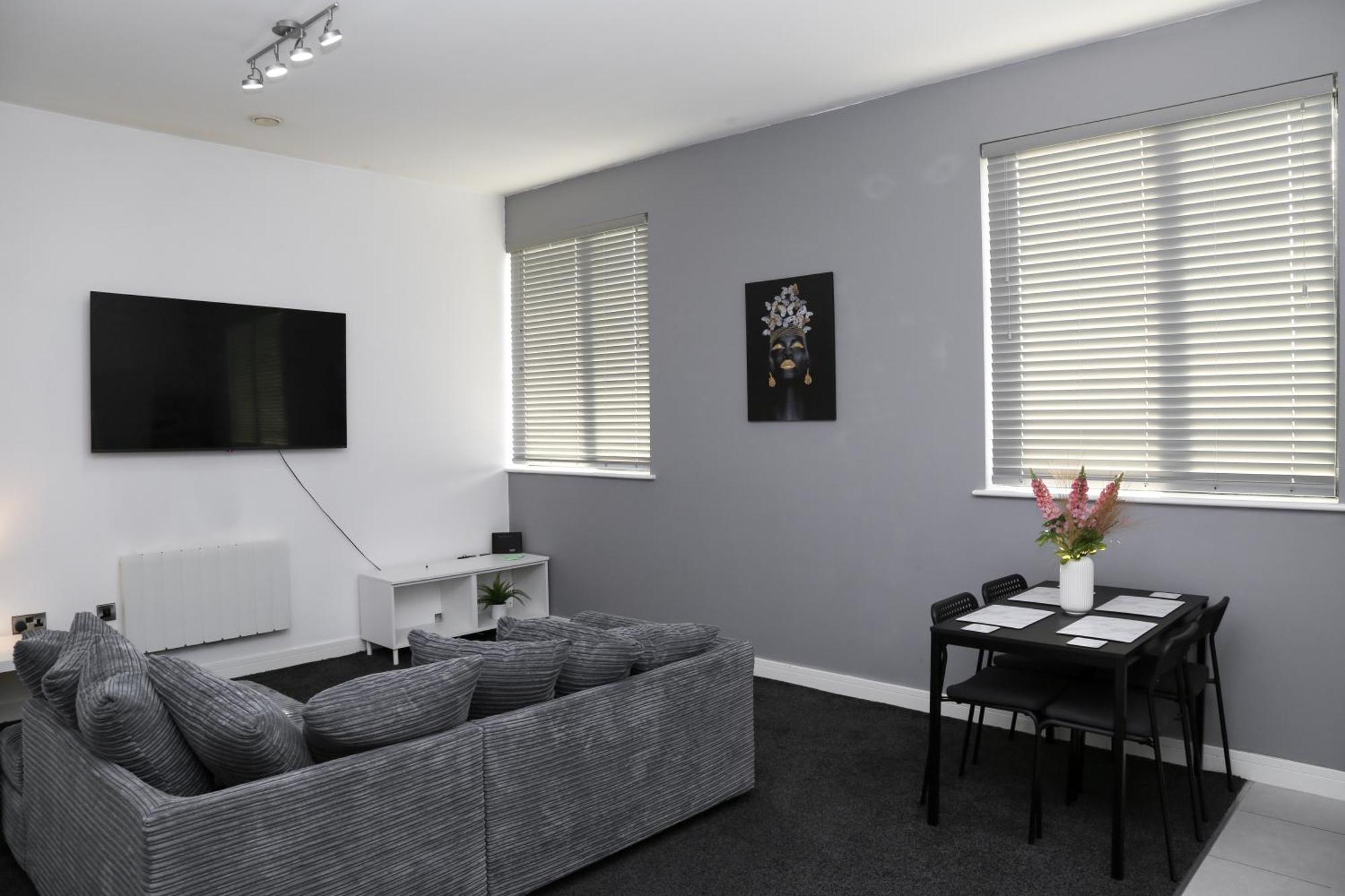 شقة Luxurious & Lavish Salford Quays Free Parking مانشستر المظهر الخارجي الصورة